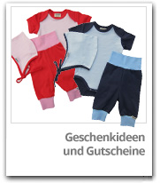 Geschenkideen Nachhaltige Geschenke, Geschenksets zur Geburt und Geschenkgutscheine